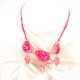 Pink Bib Necklace New Beautiful Designer Jewellery