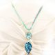 Turquoise Hangings Bead Necklace New Beautiful Jewellery