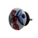 Blue Feather Flat Knob