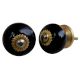 Black Ceramic Knob Small