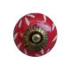 Red Etched Ceramic Knob-19