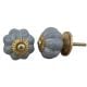 Grey White Medium Knob