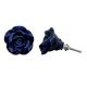 Navy Blue Rose Knob
