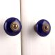 Navy Blue Onion Knob