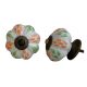 Mixed Leaf Ceramic Knob