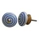 Sky Blue Pattern Knob