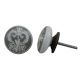 Grey Floral Flat Knob (1)