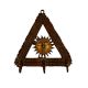 Bronze Sun Triangle Hooks