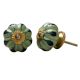 Green Drop Ceramic Knob