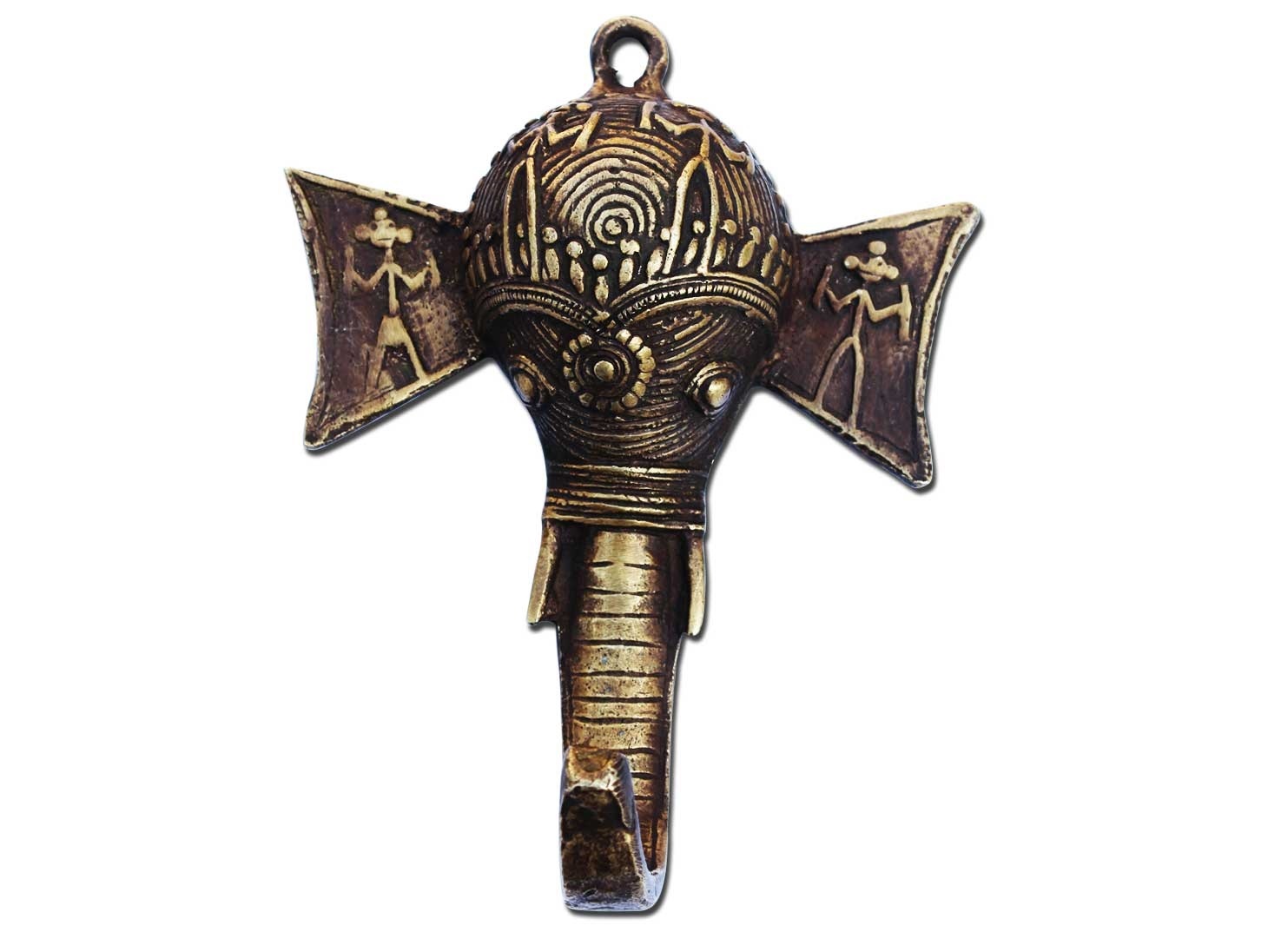 Elephant Brass Hooks