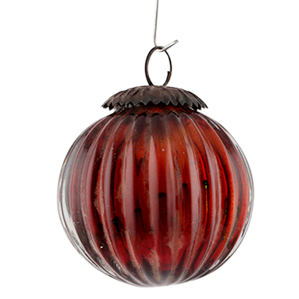 Amber Solid Melon Christmas Hanging