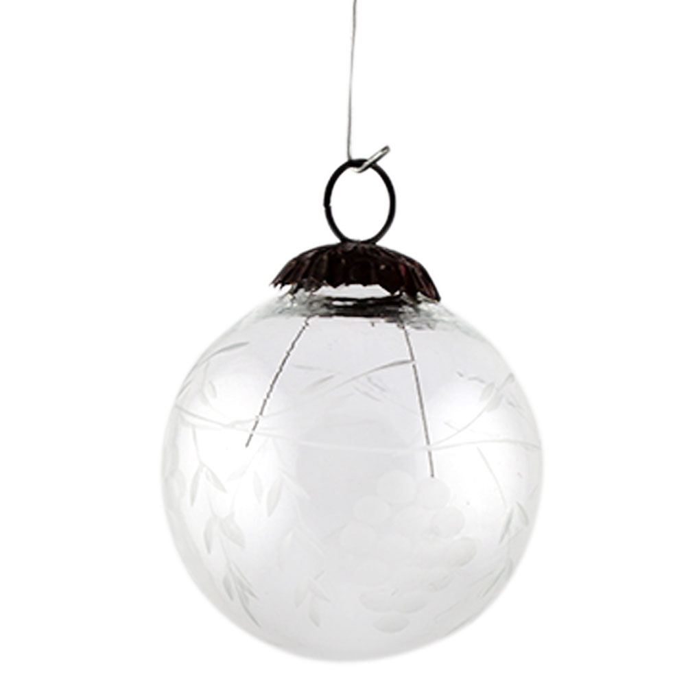 Clear Grapes Cut Christmas Hanging