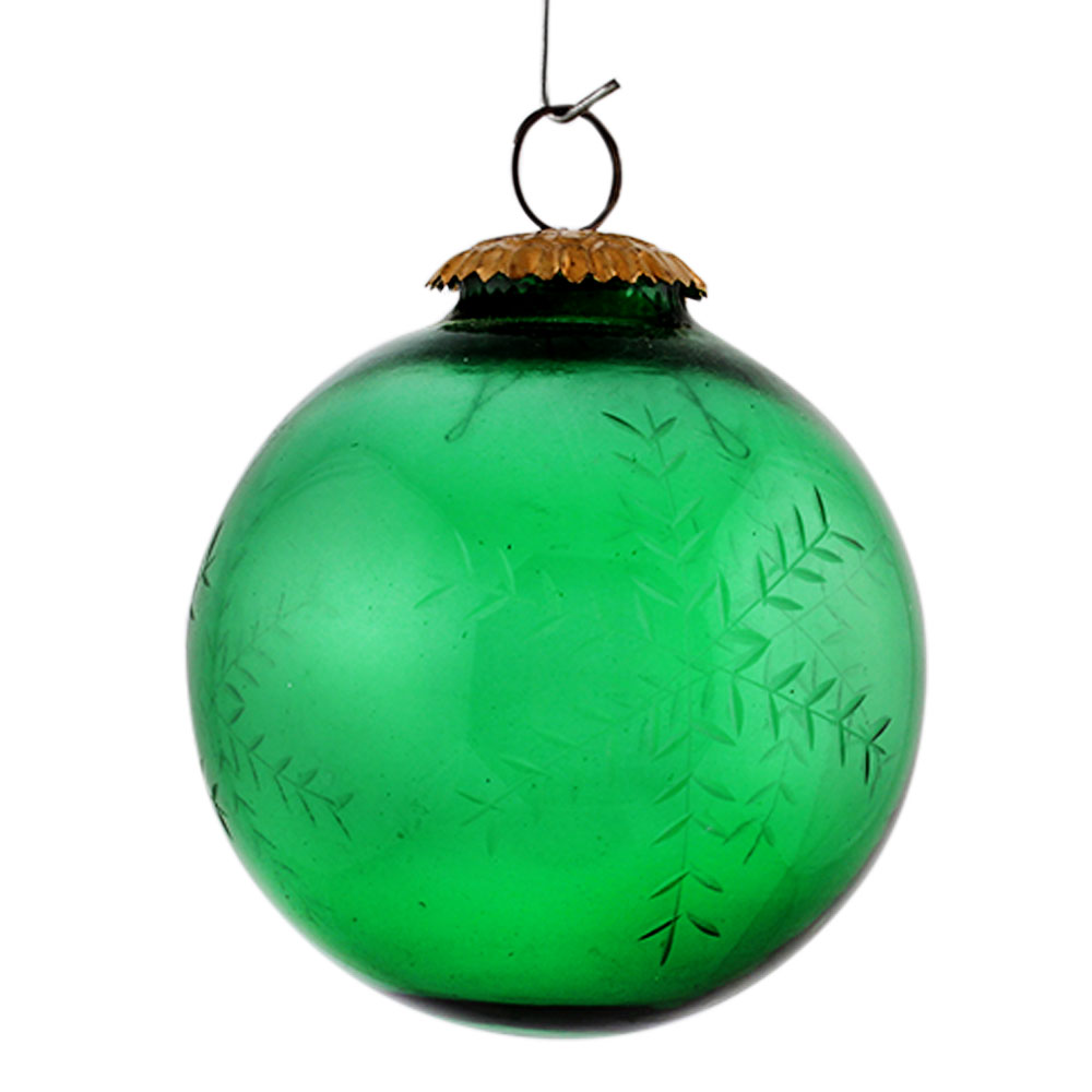 Green Leaf Cut Christmas Hanging