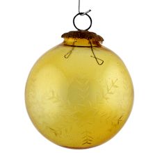Yellow Leaf Cut Christmas Hanging Online