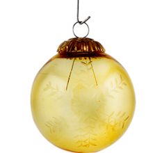 Yellow Round leaf Christmas Hanging Online