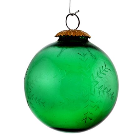 Green Leaf Cut Christmas Hanging