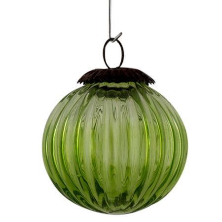 Green Solid Melon Christmas Hanging
