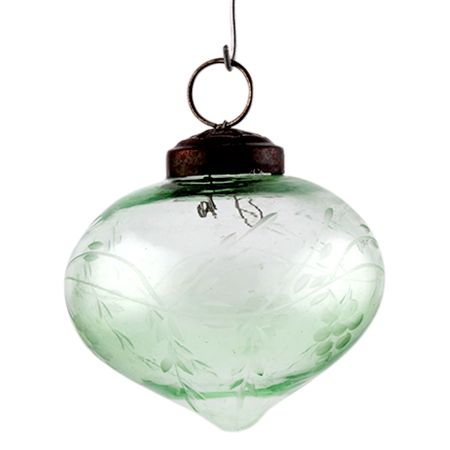 Light Green Turnip Grapes Cut Christmas Hanging