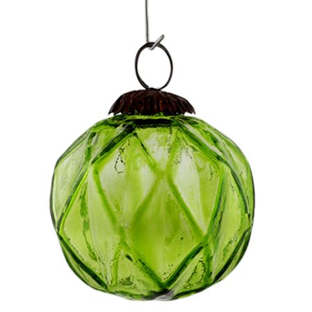 Lime Box Cut Christmas Hanging