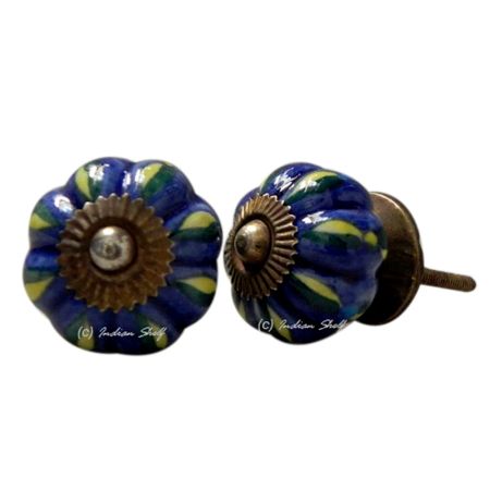 Yellow Green Leaf Knob