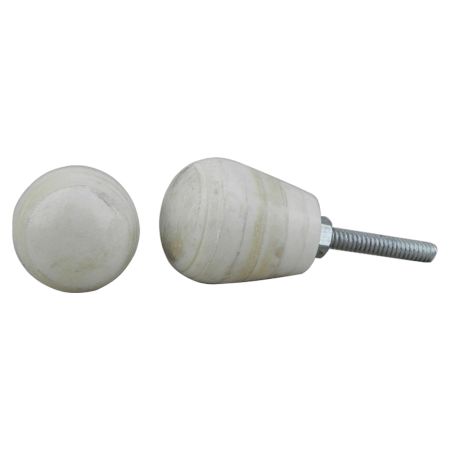 Cream Top Bone Knobs
