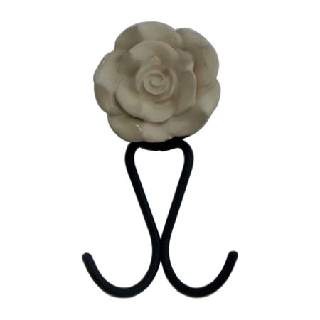 Cream Rose Hooks