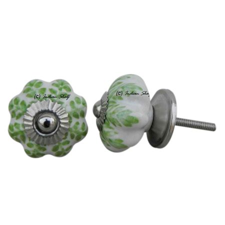 Pea Green Medium Knob