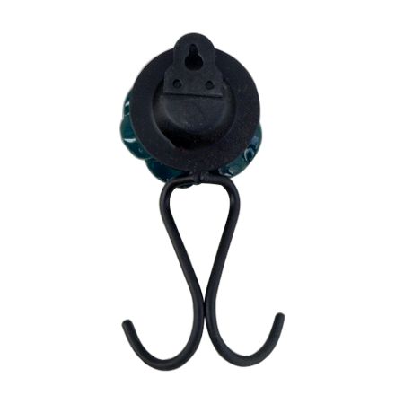 Forest Green Rose Hooks