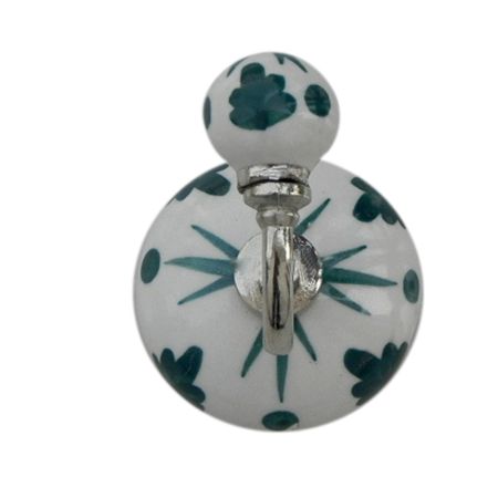 Green Floral Dotted Hooks