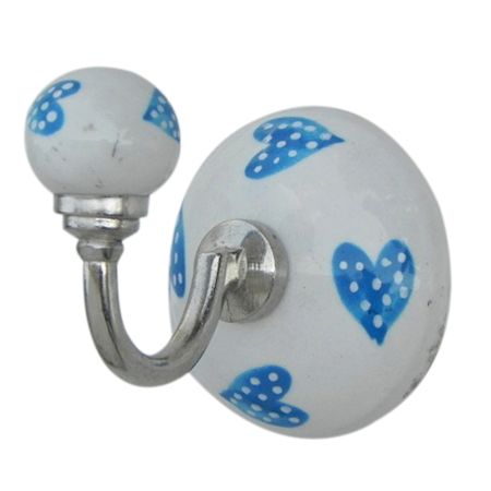 Turquoise Heart Hooks