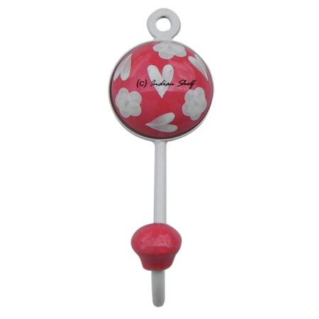 Red Heart Decorative Wall Hooks