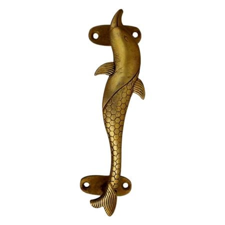 Golden Dolphin Brass Handle 7.5