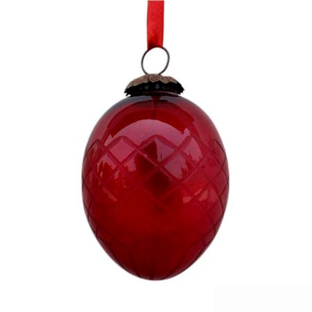 Red Avocado Box Cut Christmas Hanging