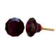 Dark Red Diamond Glass Knobs