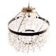 Finest Cut Glass Pendant Chandelier.
