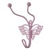 Pink Butterfly Hooks