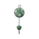 Green Flower Leaf Decorative Wall Hooks