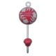 Red Flower Leaf Decorative Wall Hooks