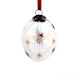 Clear Avocado Golden Star Cut Christmas Hanging