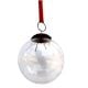 Clear Plum Leaf Cut Christmas Hanging-2