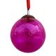 Queen Pink Plum Leaf Cut Christmas Hanging-2