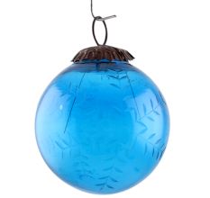 Turquoise Round Leaf Christmas Hanging Online