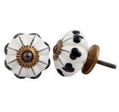 Black Leaf Melon Knob