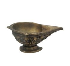 Bronze Oil Lamp-35 (Ht-2 Inches)