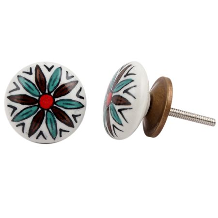 Sunflower Pattern Knob