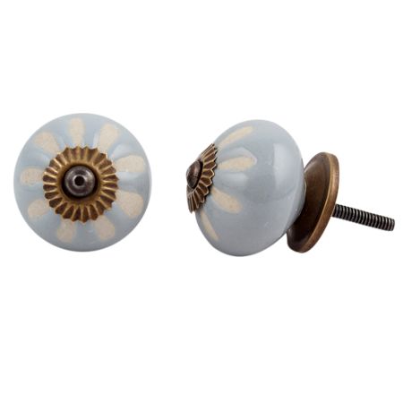 Grey Etched Ceramic Knob-17