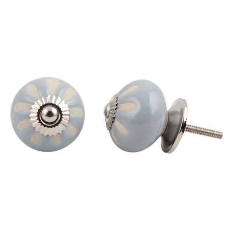 Grey Etched Ceramic Knob-17