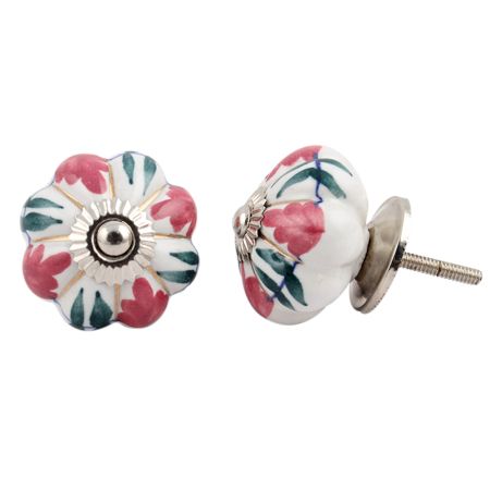 Pink Flower Knob