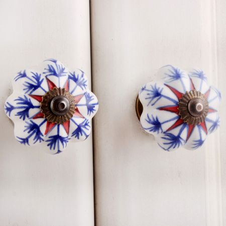 Red Star Medium Knob