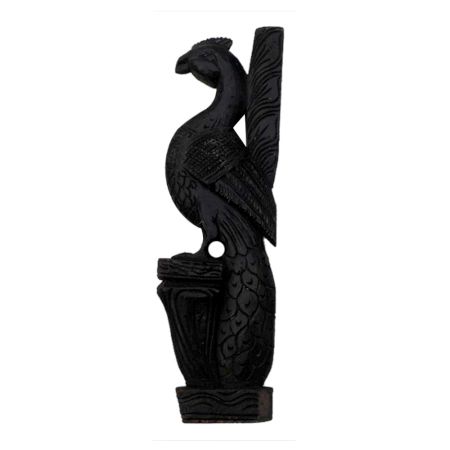 Wooden Welcome Peahen Statue-01